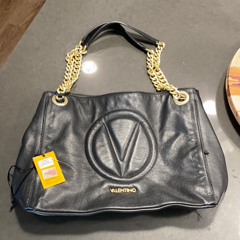 Valentino Black Leather Bag